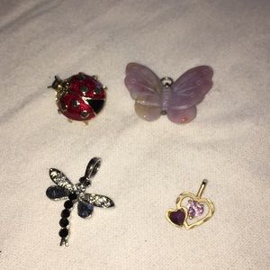 Pendants and pin
